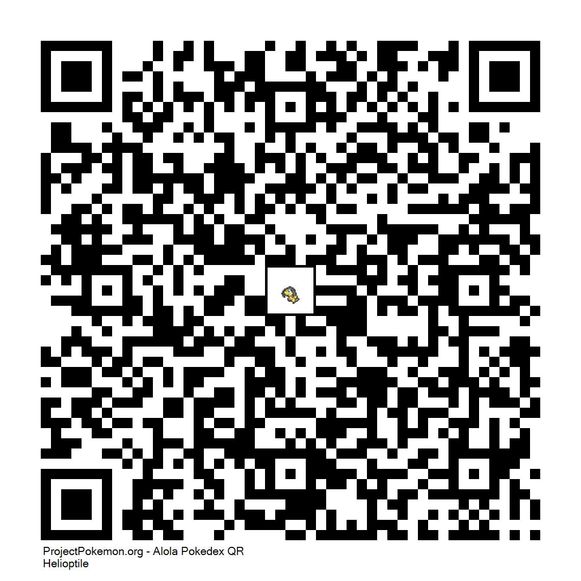 Cdigo QR de Helioptile